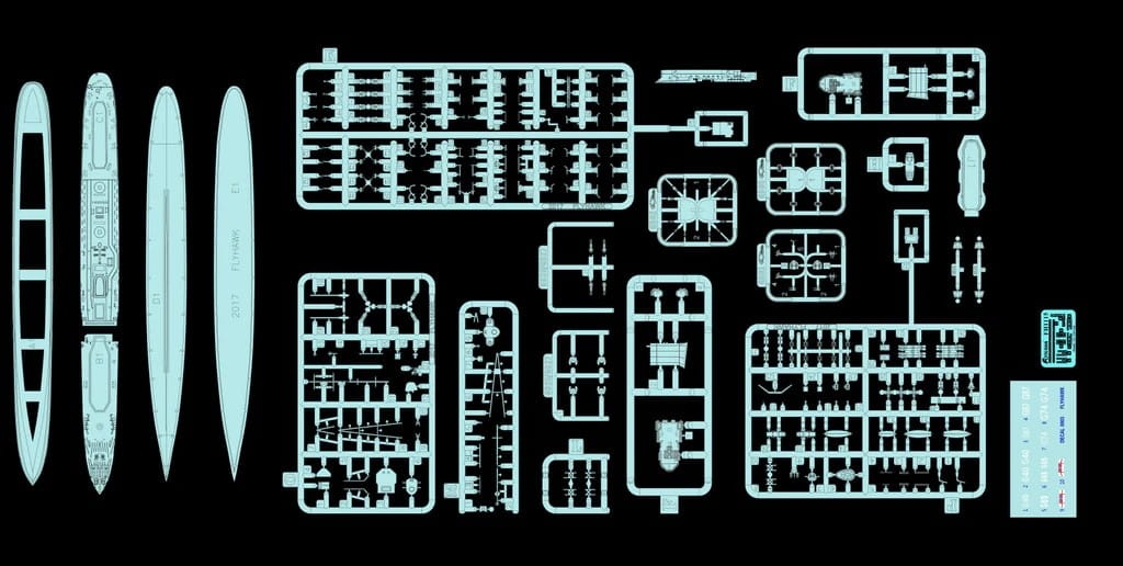Zdjęcie dodatkowe produktu HMS Lance 1941 1:700 Flyhawk 1115