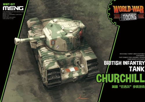 World War Toons Churchill British Infantry Tank Meng017