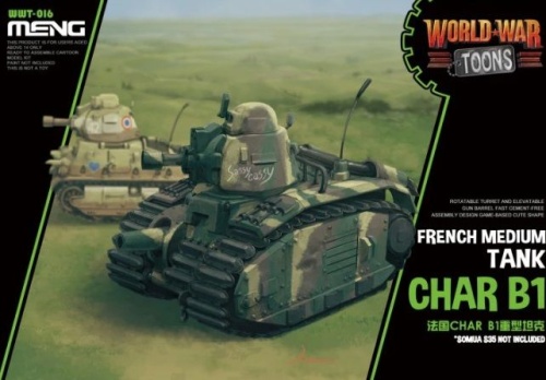 World War Toons Char B1 French Medium Tank Meng016
