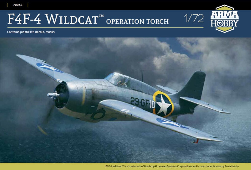 Zdjęcie główne produktu F4F-4 Wildcat Operation Torch 1:72 Arma Hobby 70065