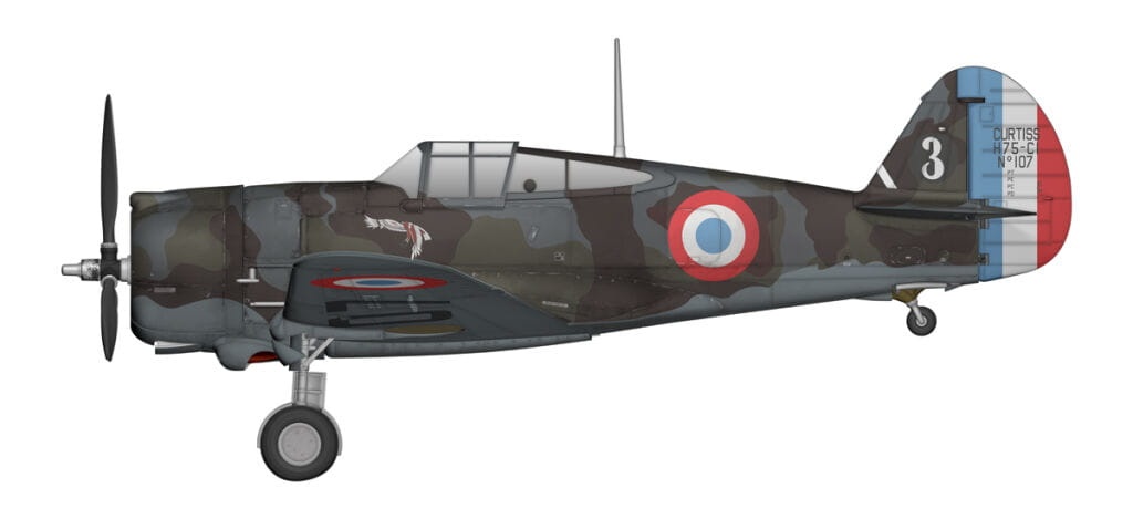 Zdjęcie dodatkowe produktu Curtiss H-75 A1/A2 1:72 Arma Hobby 70080