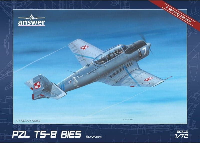 Zdjęcie główne produktu PZL TS-8 Survivors 1:72 Answer AA72045