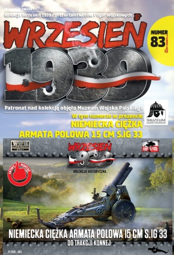 German heavy field gun 15 cm S.IG 33 for horse traction 1:72 First To Fight PL083