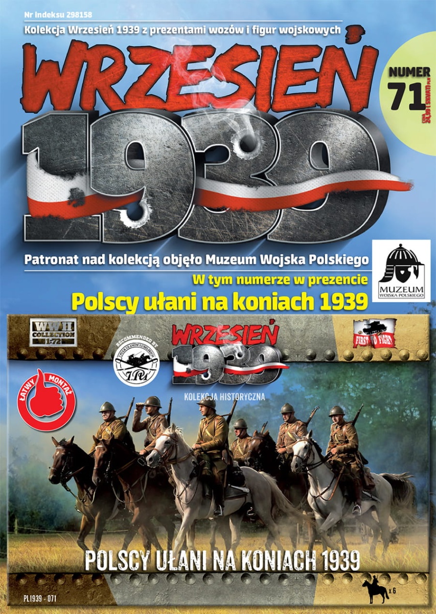 Zdjęcie główne produktu Polscy Ułani na koniach 1939 1:72 First To Fight PL071
