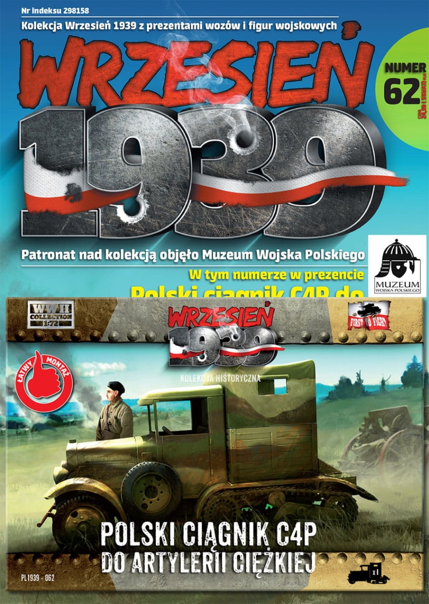 Zdjęcie główne produktu Polski Ciągnik C4P 1:72 First To Fight PL062