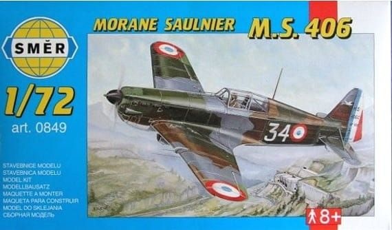 Zdjęcie główne produktu Morene Saulnier MS 406 1:72 Smer 0849