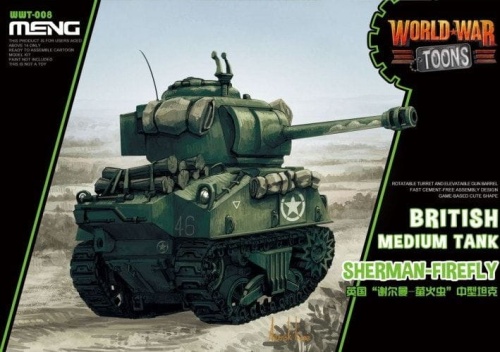 World War Toons Sherman-Firefly Meng WWT008