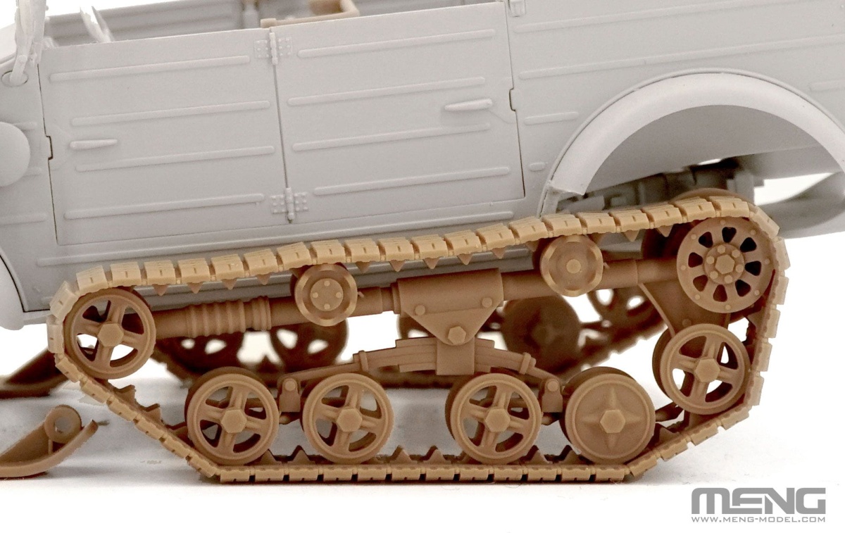 Zdjęcie dodatkowe produktu German Pkw.K1 Kubelwagen Type 155 Half-Track 1:35 Meng VS018