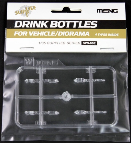 Beverage bottles 1:35 Meng SPS02