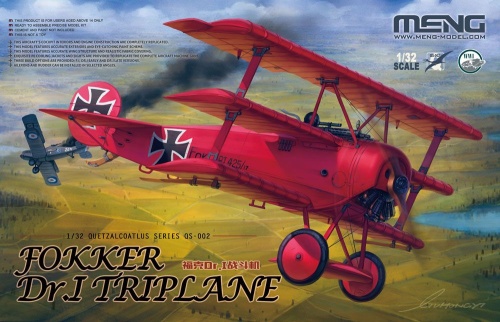 Fokker Dr.i Triplane 1:32 Meng Qs002