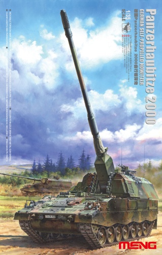 German self-propelled howitzer Panzerhaubitze 2000 1:35 Meng TS012