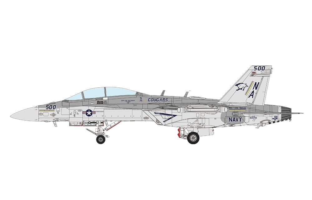 Zdjęcie dodatkowe produktu Boeing EA-18G Growler Electronic Attack Aircraft 1:48 Meng LS014