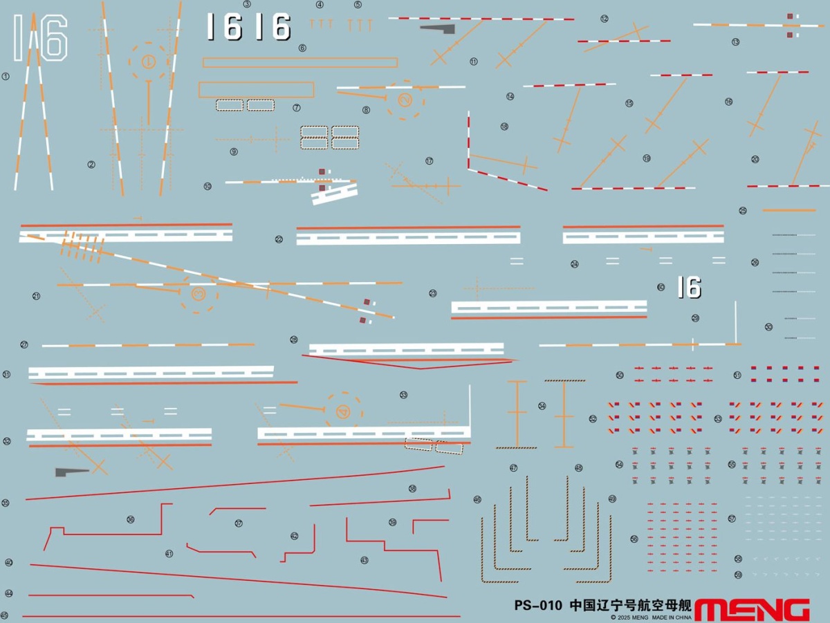 Zdjęcie dodatkowe produktu Lotniskowiec Chińskiej Republiki Ludowej Liaoning 1:700 Meng PS010