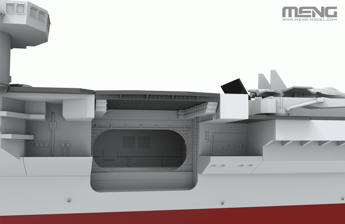 Zdjęcie dodatkowe produktu Lotniskowiec Chińskiej Republiki Ludowej Liaoning 1:700 Meng PS010