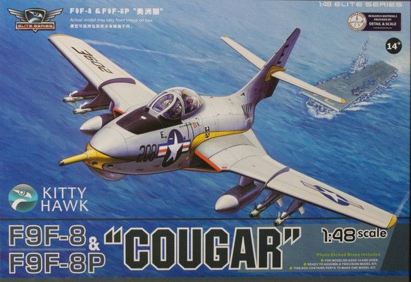 Zdjęcie główne produktu F9F-8 / F9F-8P Cougar 1:48 Kittyhawk 80127