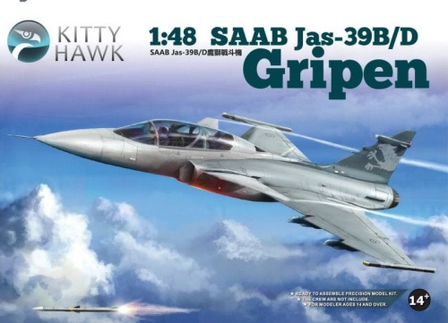 Saab Jas-39 B/D Gripen 1:48 Kittyhawk 80118