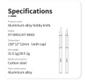 Zdjęcie dodatkowe produktu Nóż hobbystyczny z wąskim ostrzem DSPIAE AT-DK02