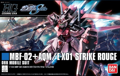 GunPla MBF-02+AQM/E-X01 Strike Rouge Hgce 1: 144