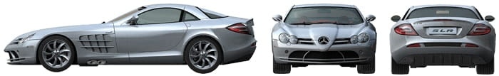 Zdjęcie dodatkowe produktu Mercedes-Benz SLR McLaren 1:24 Tamiya 24290