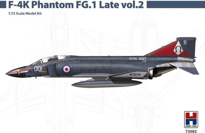 Zdjęcie główne produktu F-4K Phantom FG.1 Late vol.2 1:72 Hobby 2000 72082