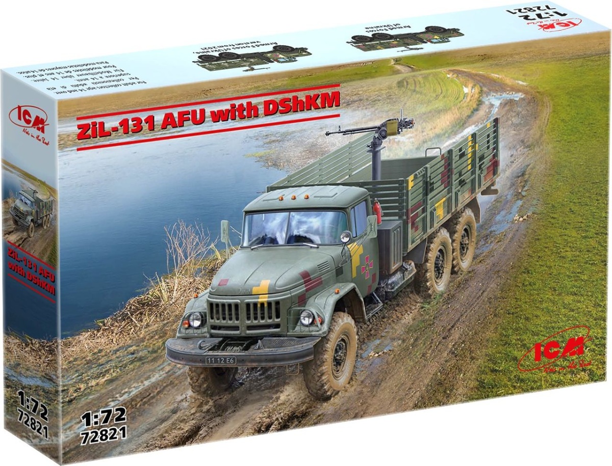 Zdjęcie dodatkowe produktu ZіL-131 AFU with DShKM 1:72 ICM 72821