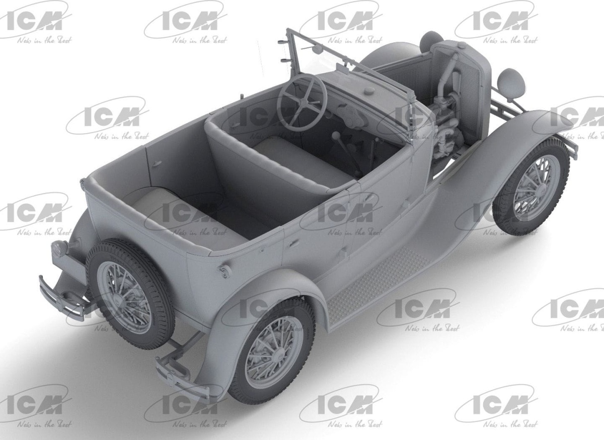 Zdjęcie dodatkowe produktu Ford A Gangster Car 1:24 ICM 24052