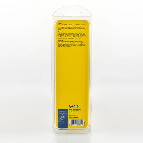 Zdjęcie dodatkowe produktu Zestaw mini pilników diamentowych 100 mm (5 sztuk) Heller 99005