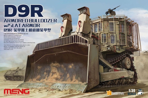 D9R Armored Bulldozer W/Slat Armor 1:35 Meng SS010