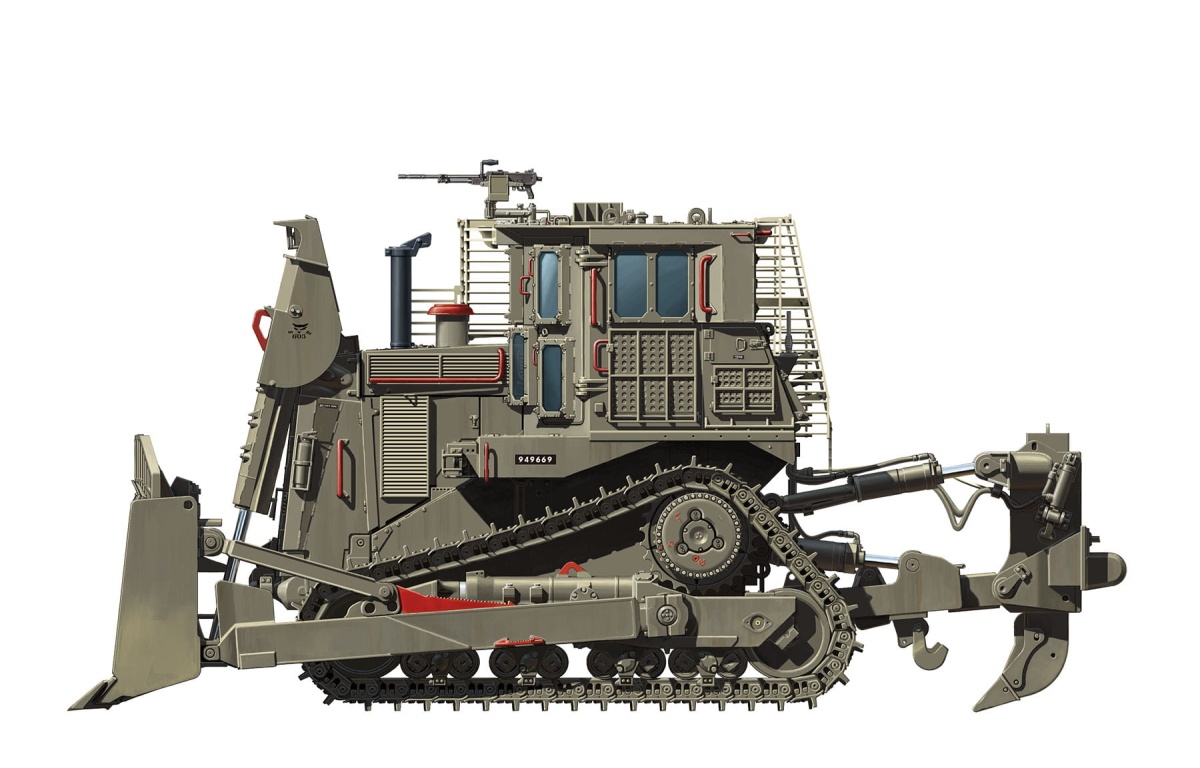 Zdjęcie dodatkowe produktu D9R Armored Bulldozer W/Slat Armor 1:35 Meng SS010