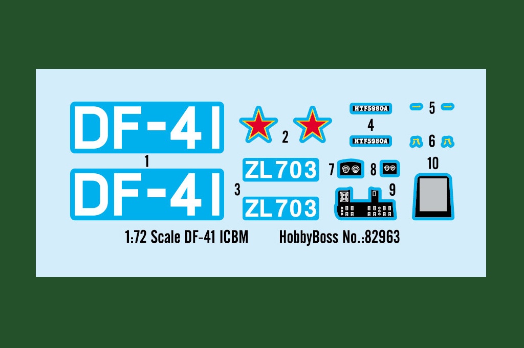 Zdjęcie dodatkowe produktu Dongfeng-41 ICBM 1:72 Hobby Boss 82963