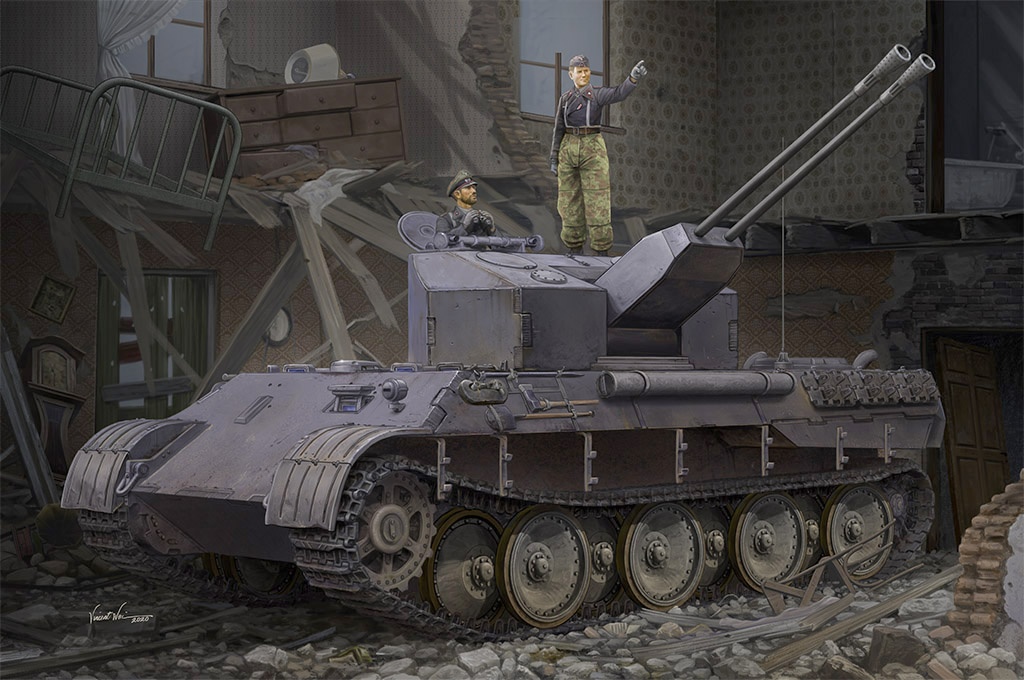 Zdjęcie główne produktu Niemiecki Flakpanzer V Ausf. A 1:35 Hobby Boss 84545