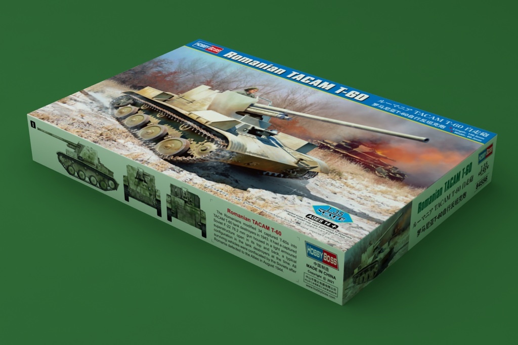 Zdjęcie dodatkowe produktu Rumuński TACAM T-60 1:35 Hobby Boss 84556