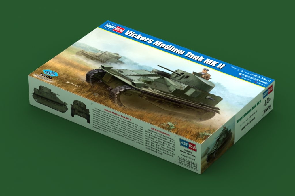 Zdjęcie dodatkowe produktu Vickers Medium Tank Mk.II 1:35 Hobby Boss 83879