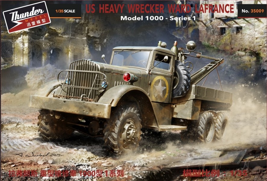 Zdjęcie główne produktu US Heavy Wrecker Ward Lafrance Model 1000 - Series 1 1:35 Thunder Models 35009