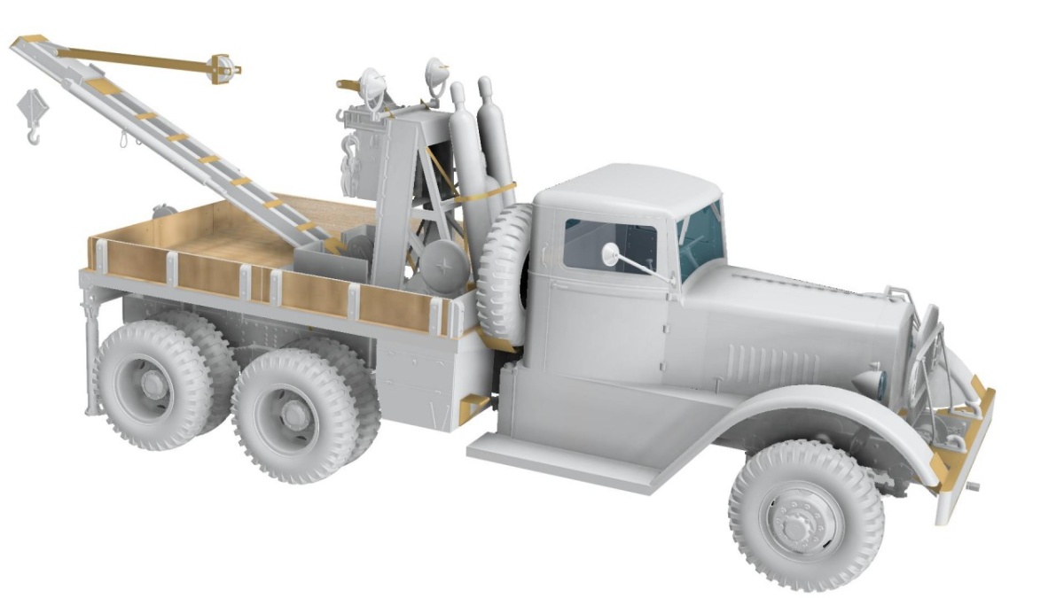 Zdjęcie dodatkowe produktu US Heavy Wrecker Ward Lafrance Model 1000 - Series 1 1:35 Thunder Models 35009