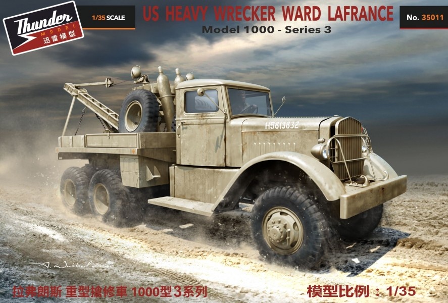 Zdjęcie główne produktu US Heavy Wrecker Ward Lafrance Model 1000 - Series 3 1:35 Thunder Models 35011