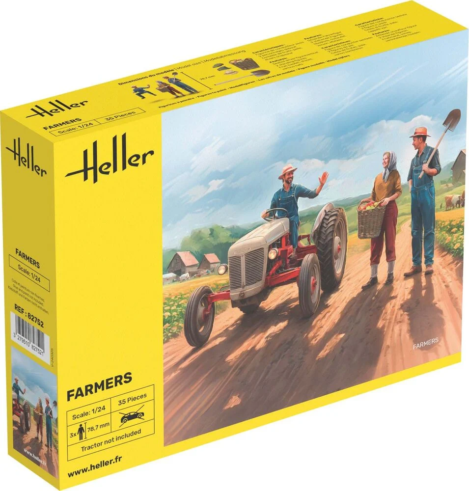 Zdjęcie główne produktu Rolnicy 1:24 Heller 82752