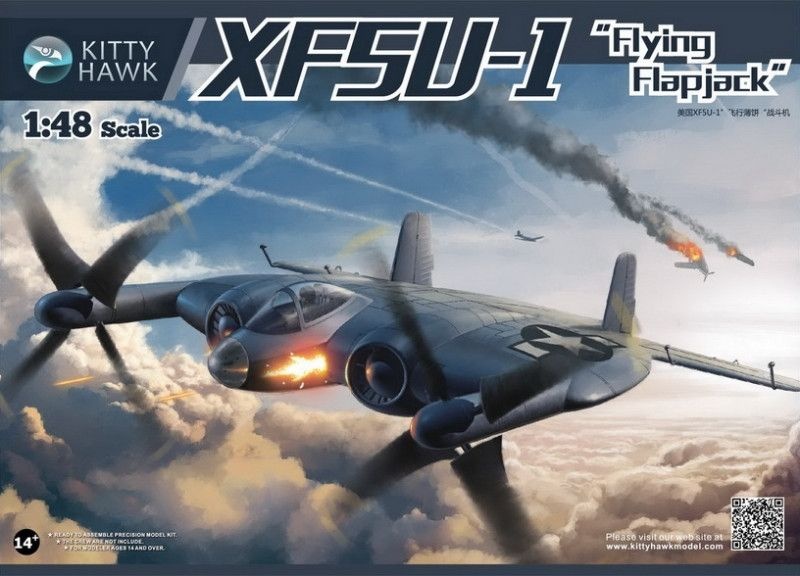 Zdjęcie główne produktu XF5U-1 Flying Flapjack 1:48 Kittyhawk 80135