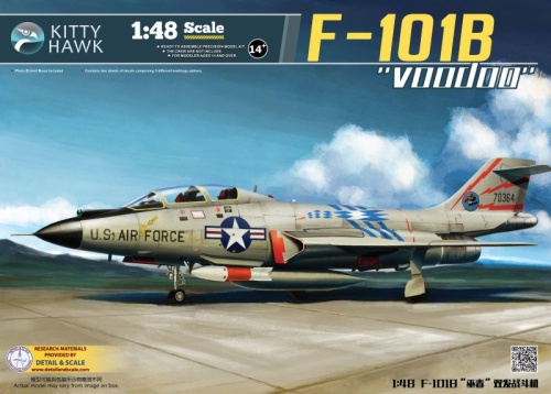 F-101 b/rf-101b 1:48 Kittyhawk 80114