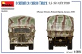 Zdjęcie dodatkowe produktu German 3t Cargo Truck 3,6-36S Late Prod 1:35 MiniArt 35459