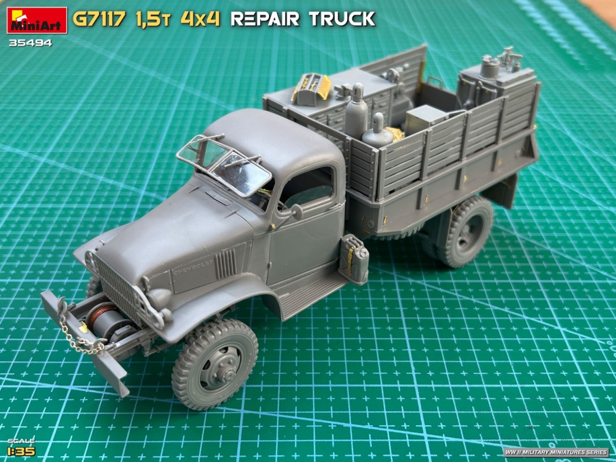 Zdjęcie dodatkowe produktu G7117 1,5T 4x4 Repair Truck 1:35 MiniArt 35494