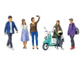 Zdjęcie dodatkowe produktu Campus Friends Set II (plus skuter) 1:24 Tamiya 24356