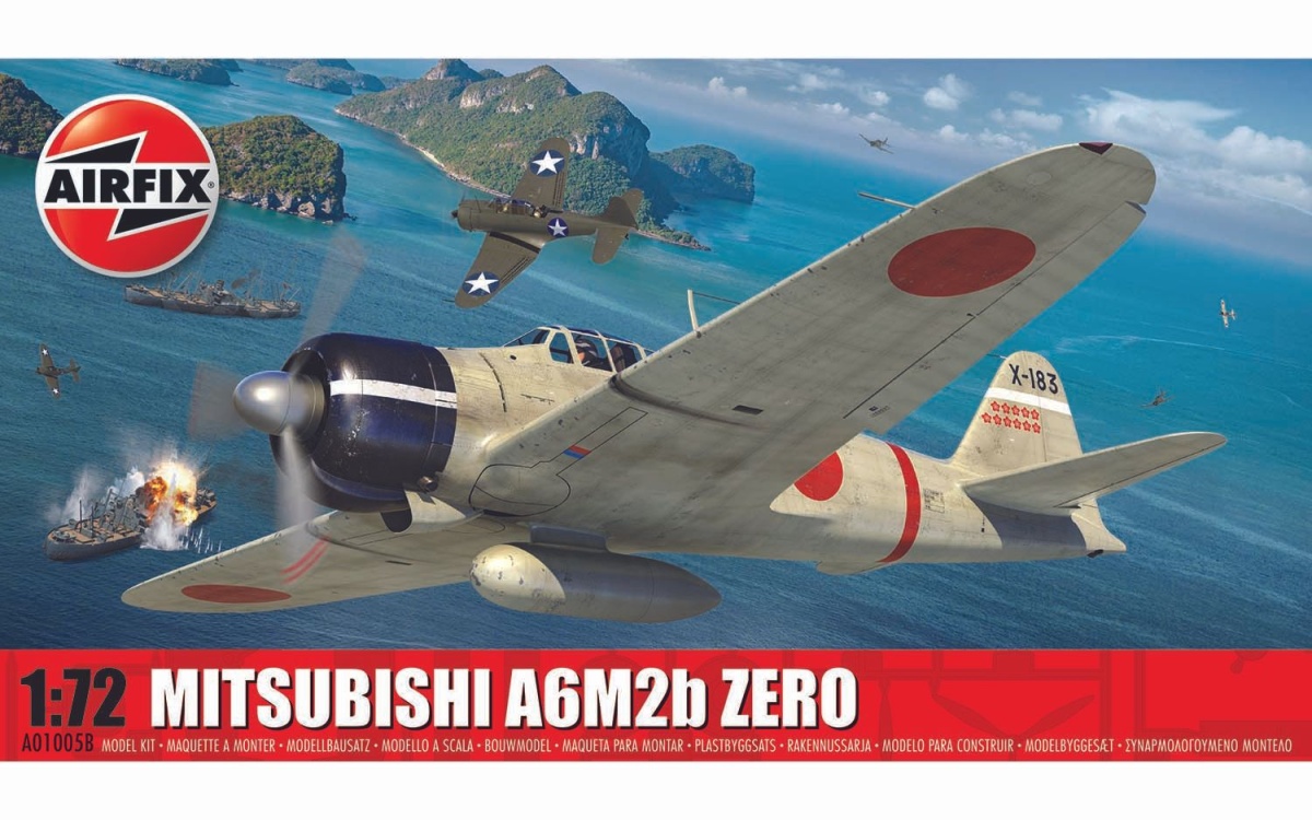 Zdjęcie główne produktu Mitsubishi A6M2b Zero 1:72 Airfix 01005B