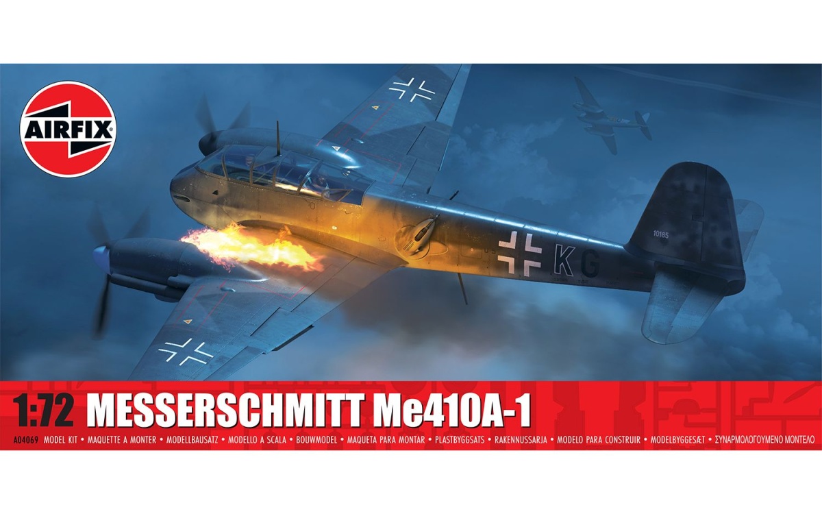 Zdjęcie główne produktu Messerschmitt Me410A-1 1:72 Airfix 04069