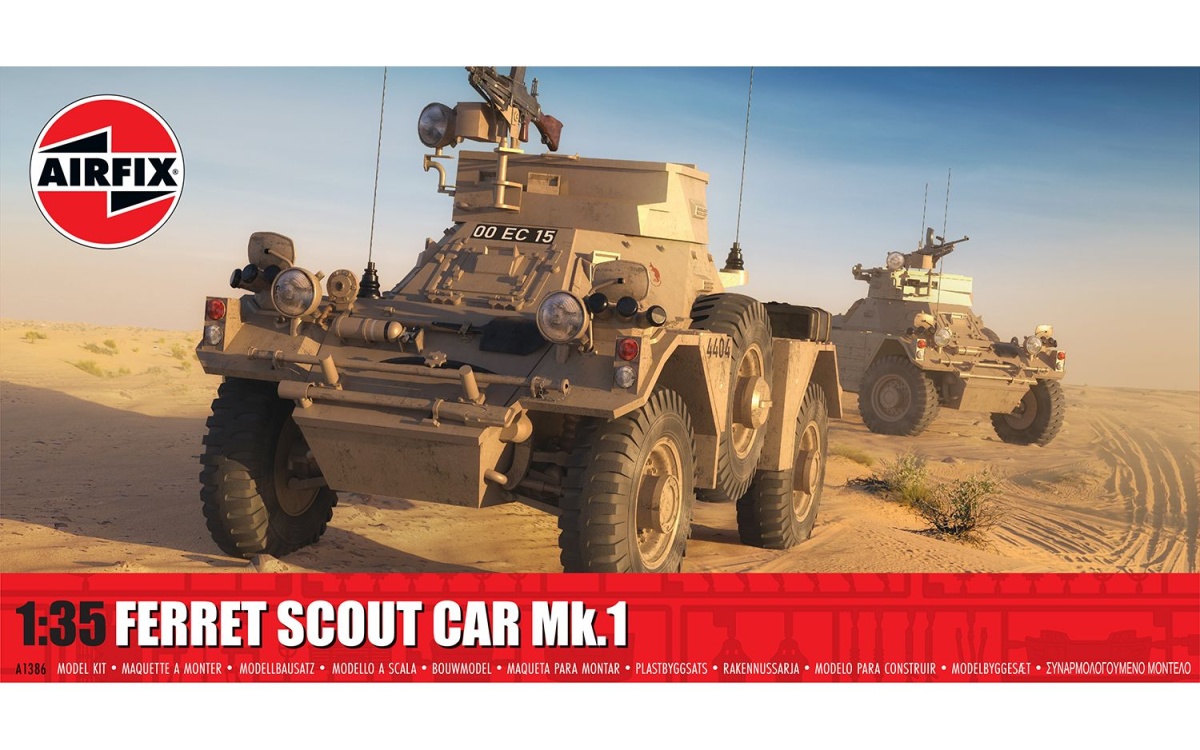 Zdjęcie główne produktu Ferret Scout Car Mk.1 1:35 Airfix 01386