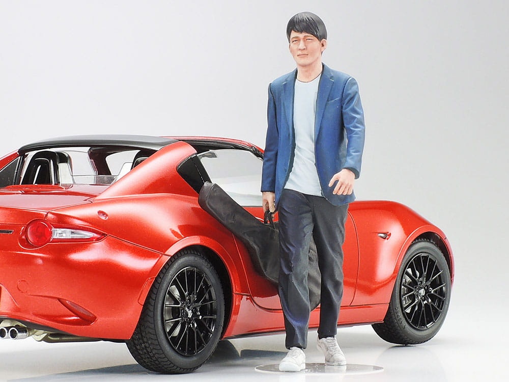 Zdjęcie dodatkowe produktu Campus Friends Set II (plus skuter) 1:24 Tamiya 24356