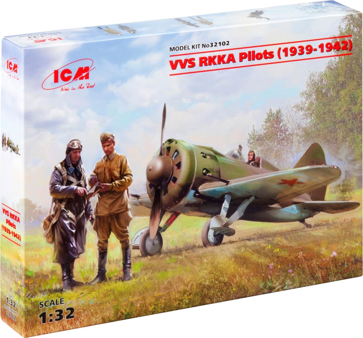 Zdjęcie dodatkowe produktu Piloci VVS RKKA (1939-1942) 1:32 ICM 32102