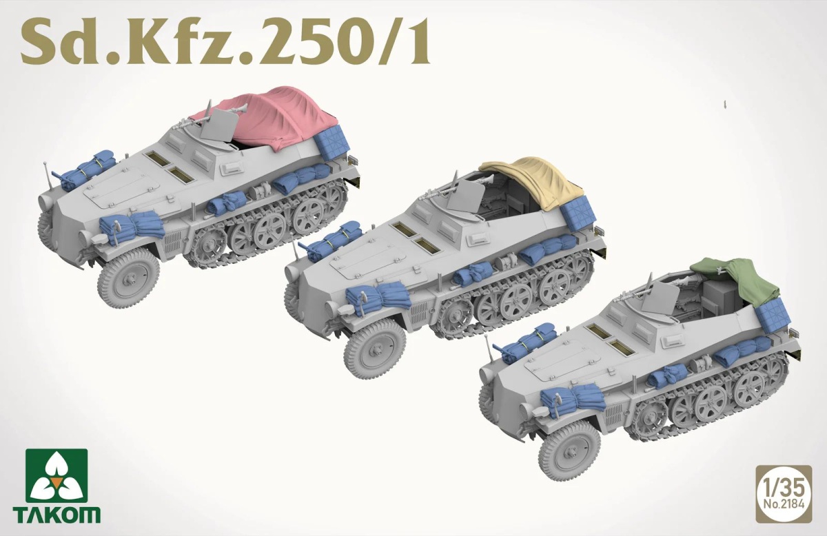 Zdjęcie dodatkowe produktu Sd.Kfz. 250/1 1:35 Takom 2184