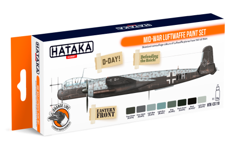 Luftwaffe mid-war paint set (8x17ml) Hataka CS110
