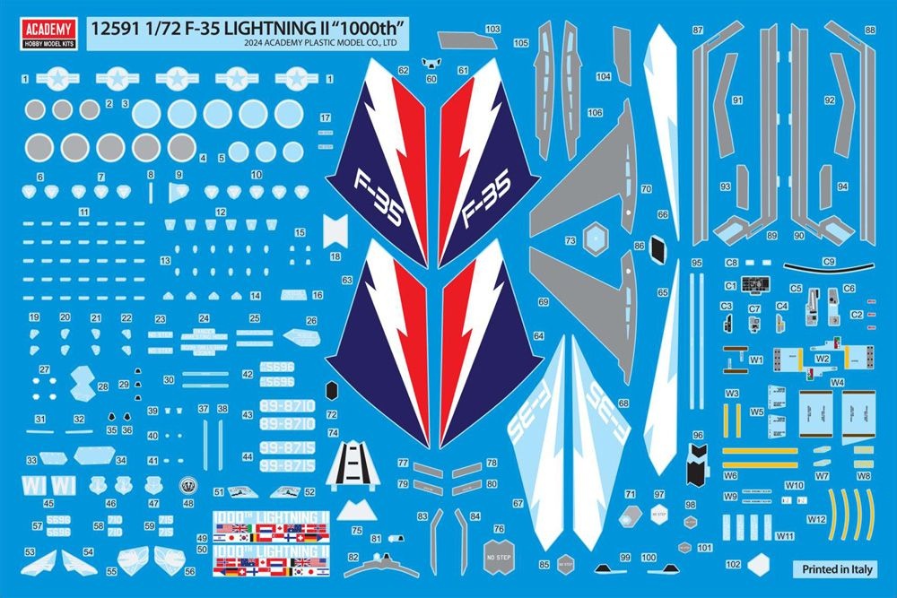 Zdjęcie dodatkowe produktu F-35A Lighting II 1000th 1:72 Academy 12591